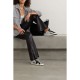 Superstar distressed glittered leather and suede sneakers Superstar distressed glittered leather and suede sneakers