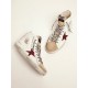 Francy sneakers with red glittery star and handwritten lettering Francy sneakers with red glittery star and handwritten lettering