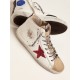 Francy sneakers with red glittery star and handwritten lettering Francy sneakers with red glittery star and handwritten lettering