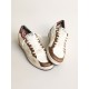 Ball Star Pro sneakers in white nappa leather with knurled ivory rubber inserts Ball Star Pro sneakers in white nappa leather with knurled ivory rubber inserts