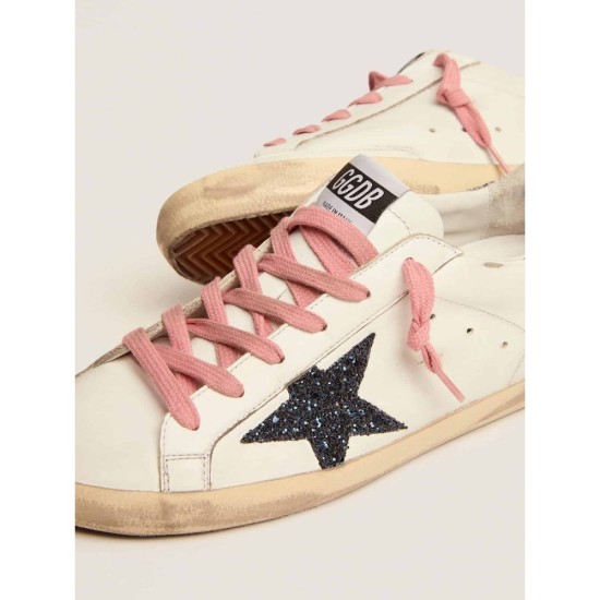 Super-Star LTD sneakers with colored glitter star and heel tab Super-Star LTD sneakers with colored glitter star and heel tab