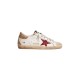 Golden Goose Super-Star Sneakers with Glitter Star and Heel Tab Golden Goose Super-Star Sneakers with Glitter Star and Heel Tab