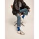 Golden Goose Super-Star Sneakers with Glitter Star and Heel Tab Golden Goose Super-Star Sneakers with Glitter Star and Heel Tab