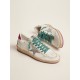 Ball Star LTD sneakers in leather with purple heel tab and silver star Ball Star LTD sneakers in leather with purple heel tab and silver star
