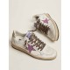 Ball Star LTD sneakers in white leather with colored glitter heel tab and star Ball Star LTD sneakers in white leather with colored glitter heel tab and star