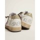Ball Star LTD sneakers in white leather with colored glitter heel tab and star Ball Star LTD sneakers in white leather with colored glitter heel tab and star