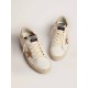 Hi Star sneakers with gold glitter star and beige leather heel tab Hi Star sneakers with gold glitter star and beige leather heel tab