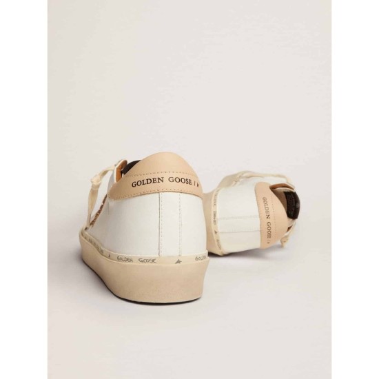 Hi Star sneakers with gold glitter star and beige leather heel tab Hi Star sneakers with gold glitter star and beige leather heel tab