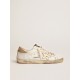 Men's Super-Star with gold sparkle foxing and lettering Men's Super-Star with gold sparkle foxing and lettering