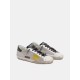Super-Star in mesh with yellow suede star and black leather heel tab Super-Star in mesh with yellow suede star and black leather heel tab