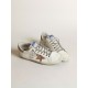 Super-Star with a tobacco suede star and beige heel tab Super-Star with a tobacco suede star and beige heel tab