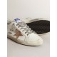 Super-Star with a tobacco suede star and beige heel tab Super-Star with a tobacco suede star and beige heel tab
