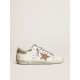 Super-Star with a tobacco suede star and beige heel tab Super-Star with a tobacco suede star and beige heel tab