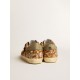 Men’s Super-Star LAB in leopard pony skin with gold star and gray heel tab Men’s Super-Star LAB in leopard pony skin with gold star and gray heel tab