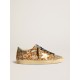 Men’s Super-Star LAB in leopard pony skin with gold star and gray heel tab Men’s Super-Star LAB in leopard pony skin with gold star and gray heel tab