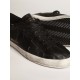 Men's Super-Star in black nappa with black suede star and heel tab Men's Super-Star in black nappa with black suede star and heel tab