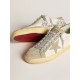 Men’s Super-Star in nappa with ice-gray suede star and black embroidery Men’s Super-Star in nappa with ice-gray suede star and black embroidery