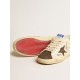 Men's Super-Star LTD in nappa with brown suede star and green heel tab Men's Super-Star LTD in nappa with brown suede star and green heel tab