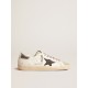 Men's Super-Star with black nubuck star and silver leather heel tab Men's Super-Star with black nubuck star and silver leather heel tab