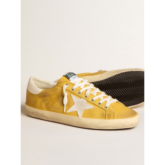 Honey Super-Star with white suede star and white nappa leather heel tab Honey Super-Star with white suede star and white nappa leather heel tab