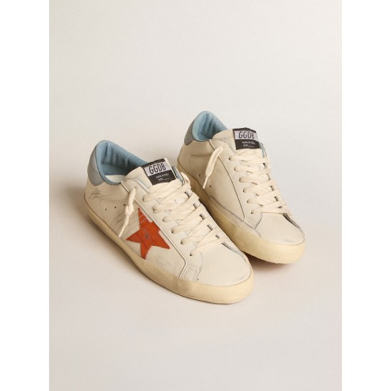 Super-Star with crocodile-print star and silver-blue heel tab Super-Star with crocodile-print star and silver-blue heel tab