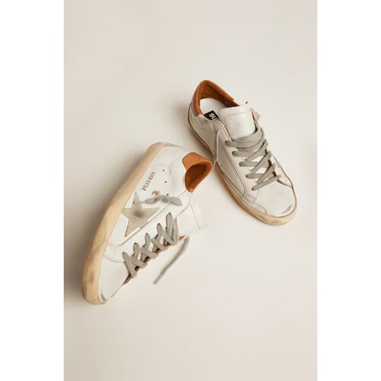 Men’s Super-Star sneakers with suede star and brown heel tab Men’s Super-Star sneakers with suede star and brown heel tab