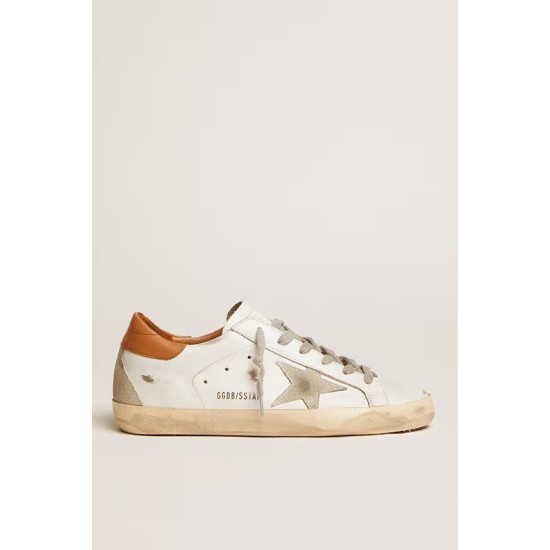 Men’s Super-Star sneakers with suede star and brown heel tab Men’s Super-Star sneakers with suede star and brown heel tab
