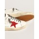 Men's Super-Star with red suede star and green leather heel tab Men's Super-Star with red suede star and green leather heel tab