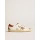 Super-Star with suede star and brown leather heel tab Super-Star with suede star and brown leather heel tab