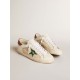 Men's Super-Star LTD in suede with green metallic star and red heel tab Men's Super-Star LTD in suede with green metallic star and red heel tab