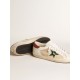 Men's Super-Star LTD in suede with green metallic star and red heel tab Men's Super-Star LTD in suede with green metallic star and red heel tab