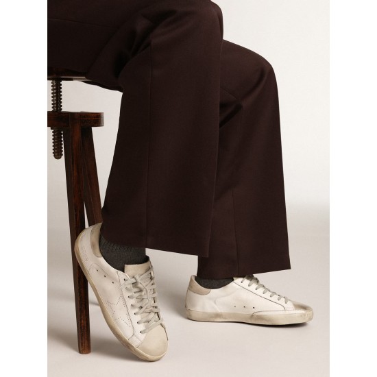 Men's Super-Star with perforated star and ice-gray heel tab Men's Super-Star with perforated star and ice-gray heel tab