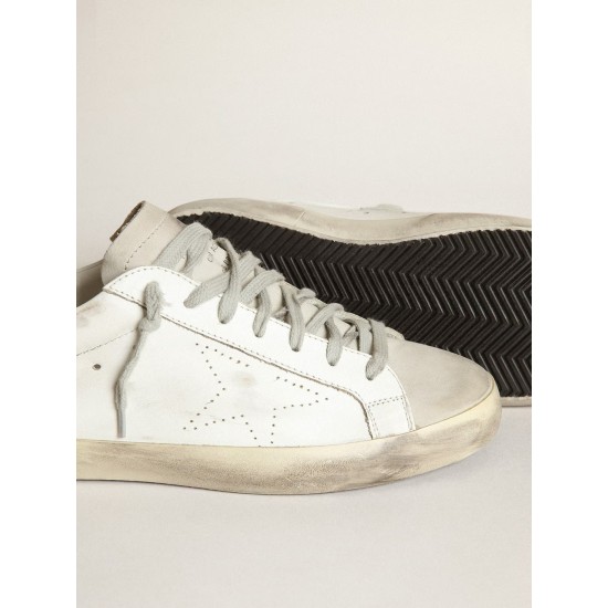 Men's Super-Star with perforated star and ice-gray heel tab Men's Super-Star with perforated star and ice-gray heel tab