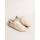 Men's Super-Star in nappa leather with perforated star and suede heel tab Men's Super-Star in nappa leather with perforated star and suede heel tab