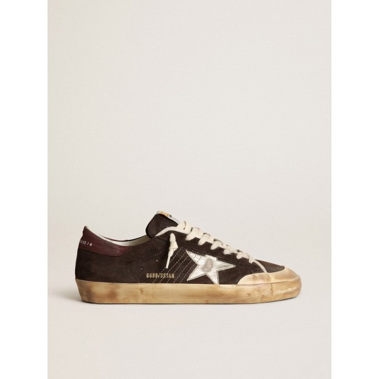Super-Star Penstar in brown suede with a platinum star Super-Star Penstar in brown suede with a platinum star