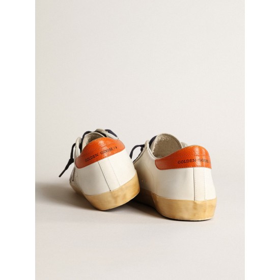 Super-Star Penstar with silver star and orange heel tab Super-Star Penstar with silver star and orange heel tab