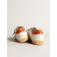 Super-Star Penstar with silver star and orange heel tab Super-Star Penstar with silver star and orange heel tab
