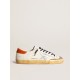 Super-Star Penstar with silver star and orange heel tab Super-Star Penstar with silver star and orange heel tab
