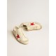 Men's Super-Star LTD in nappa with red leather star and pearl suede toe Men's Super-Star LTD in nappa with red leather star and pearl suede toe