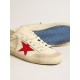 Men's Super-Star LTD in nappa with red leather star and pearl suede toe Men's Super-Star LTD in nappa with red leather star and pearl suede toe