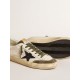 Men's Super-Star LTD in nappa leather with black leather star and silver heel tab Men's Super-Star LTD in nappa leather with black leather star and silver heel tab