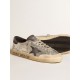 Men's silver Super-Star LTD with black nubuck star and heel tab Men's silver Super-Star LTD with black nubuck star and heel tab