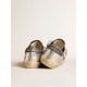 Men's silver Super-Star LTD with black nubuck star and heel tab Men's silver Super-Star LTD with black nubuck star and heel tab