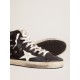 Men's Francy with black leather upper and white leather star Men's Francy with black leather upper and white leather star