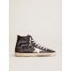 Men's Francy with black leather upper and white leather star Men's Francy with black leather upper and white leather star