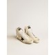 Francy Penstar in canvas with black suede star and leather heel tab Francy Penstar in canvas with black suede star and leather heel tab