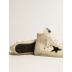 Francy Penstar in canvas with black suede star and leather heel tab Francy Penstar in canvas with black suede star and leather heel tab