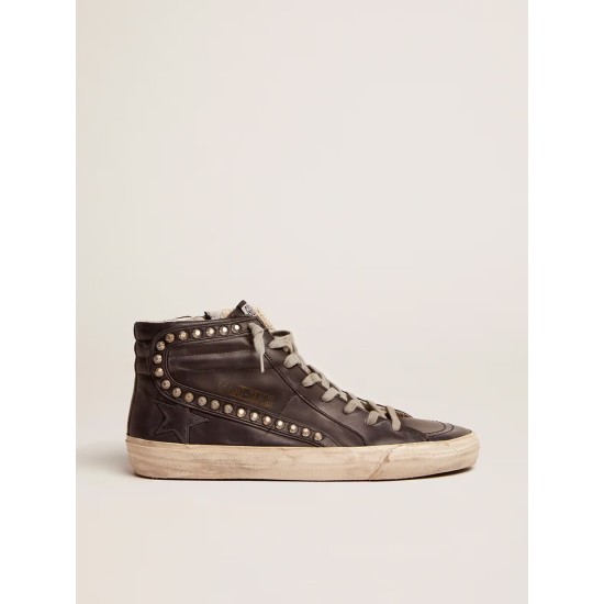 Men's Slide black with studs Men's Slide black with studs