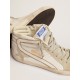 Men's Slide in leather with suede details Men's Slide in leather with suede details