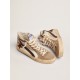 Men's Slide with leopard print pony skin star and black flash Men's Slide with leopard print pony skin star and black flash